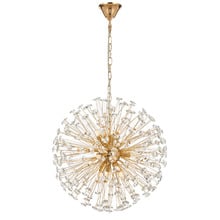 Uriah 9 Light Crystal Pendant
